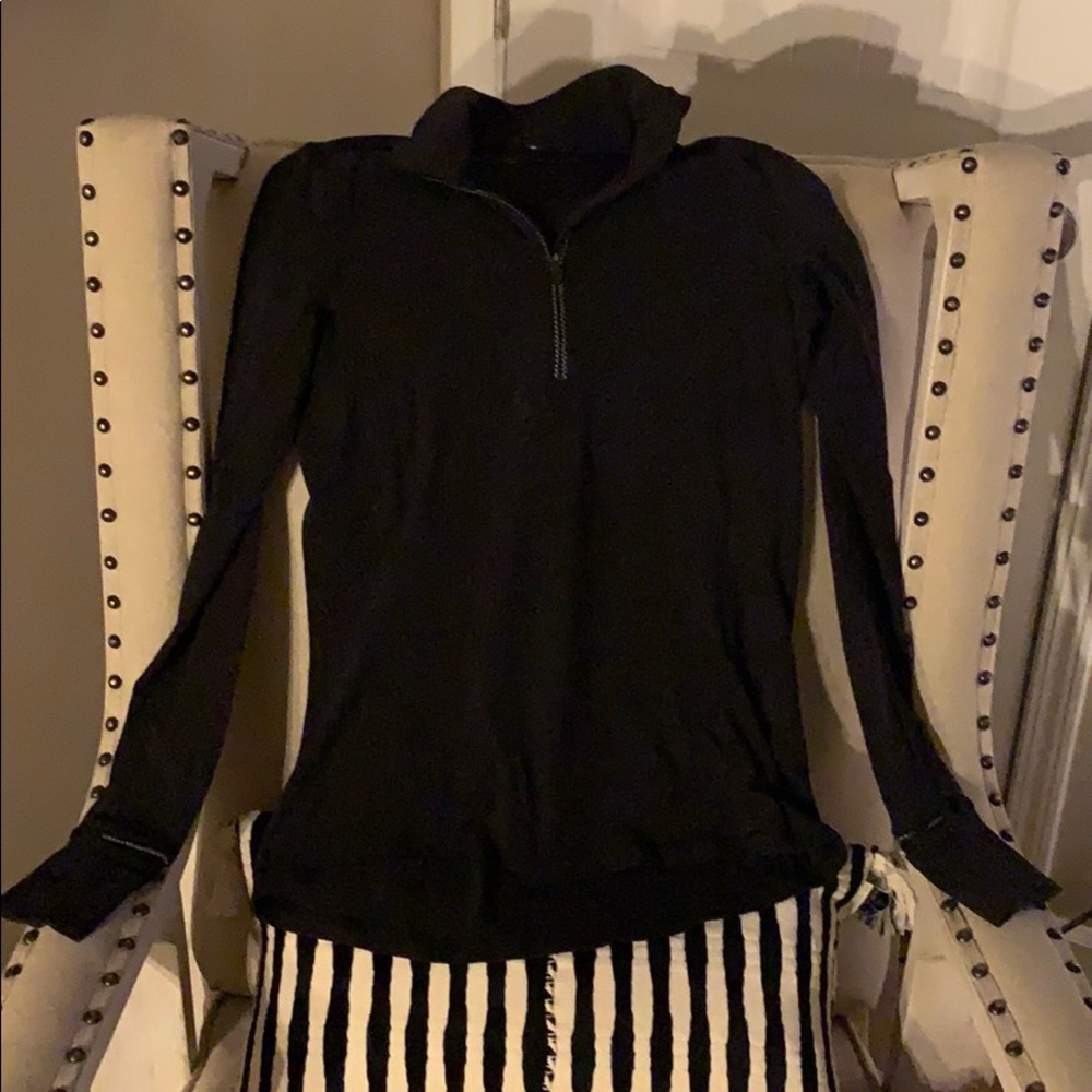Lululemon Pullover Exercise Pullover Black Size 6 - image 1
